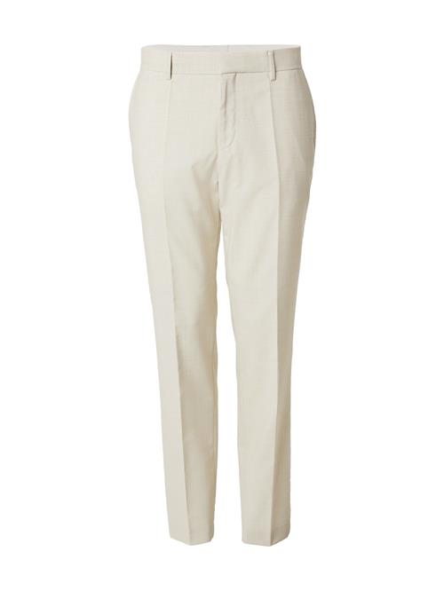 BOSS Bukser med fals 'Genius'  naturhvid
