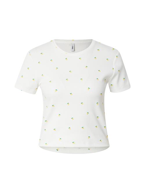 ONLY Shirts 'ONLFenja'  gul / grøn / hvid
