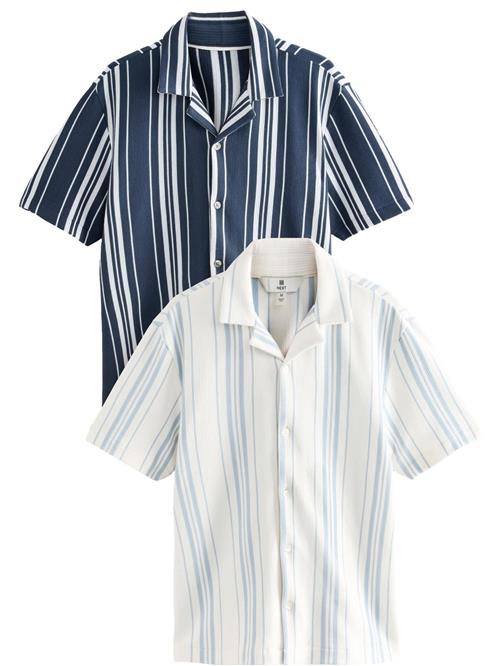 Next Skjorte  navy / lyseblå / hvid