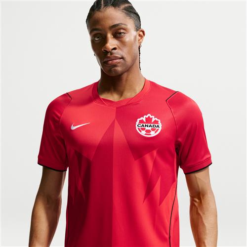 Canada 2026 Stadium Home Nike Dri-FIT Replica Football-spillertrøje til mænd - rød
