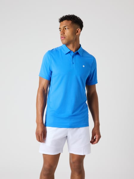 Björn Borg Ace Mesh Panel Polo Shirt Blå, S