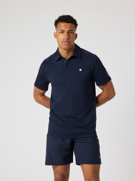 Björn Borg Ace Mesh Panel Polo Shirt Marineblå, L