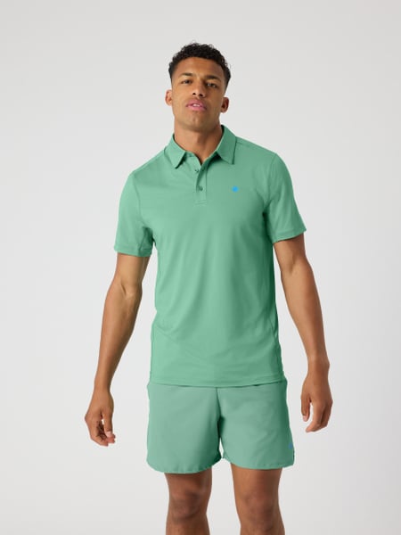 Björn Borg Ace Mesh Panel Polo Shirt Grøn, XXL