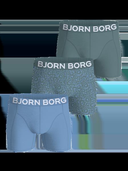 Björn Borg Organic Cotton Stretch Boxers 3-pack Blå, S