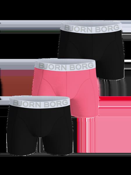 Björn Borg Organic Cotton Stretch Boxers 3-pack Sort, S