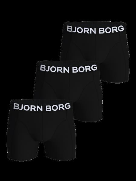 Björn Borg Organic Cotton Stretch Boxers 3-pack Sort, S