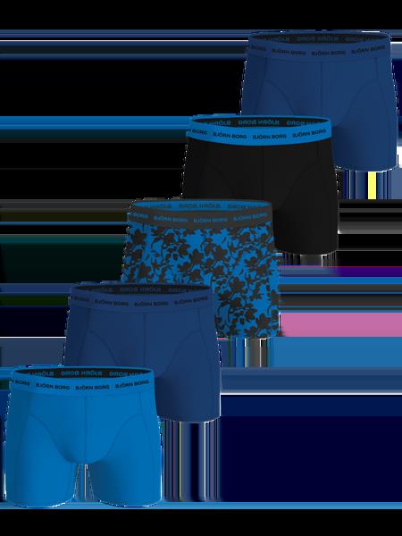 Björn Borg Cotton Stretch Boxers 5-pack Sort, XS