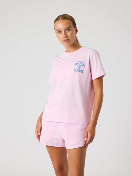 Björn Borg Borg Cotton T-shirt Pink, L