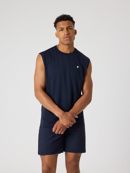 Björn Borg Ace Mesh Panel Tank Marineblå, M