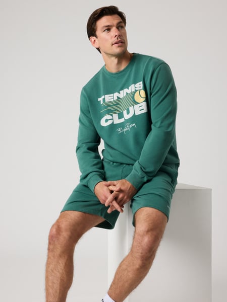 Björn Borg Borg Classic Print Sweatshirt Grøn, XL