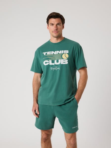 Björn Borg Borg Classic Print T-shirt Grøn, S