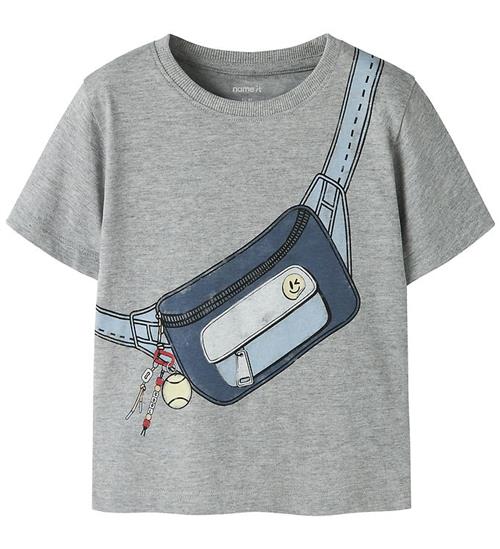 Name It T-shirt - NmmFum - Grey Melange