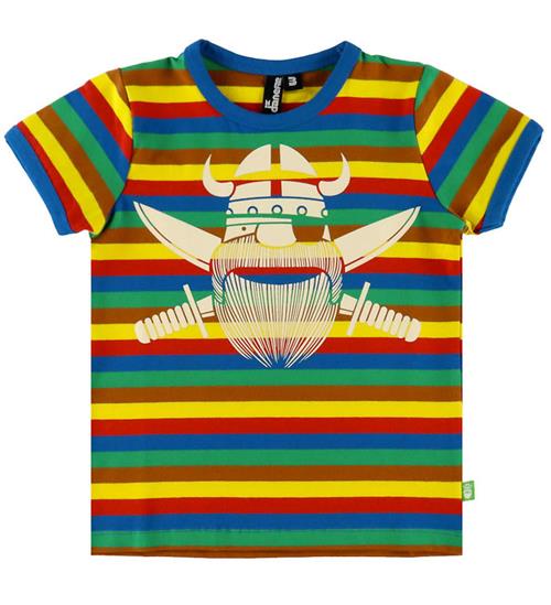 Danefæ T-shirt - Danerainbow Ringer - Primary Pirat