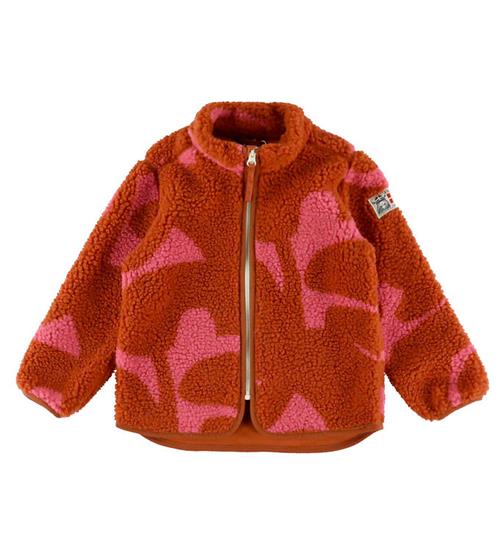 Danefæ Fleccejakke - Teddy - Danetumling - Chili/Soft Cherry Tro