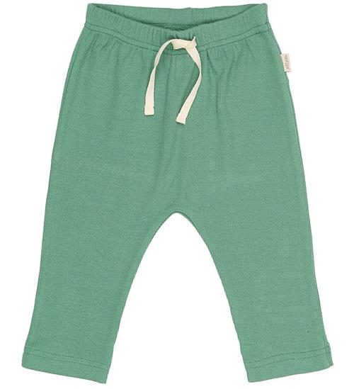 Petit Piao Bukser - Rib/Modal - PPStone - Frosty Spruce