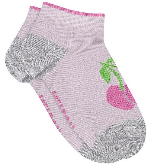 Melton Ankelstrømper - Cherries Sneaker - Cloud Lilac