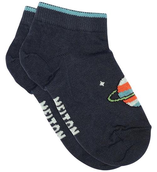 Melton Ankelstrømper - Planet Sneaker - Marine