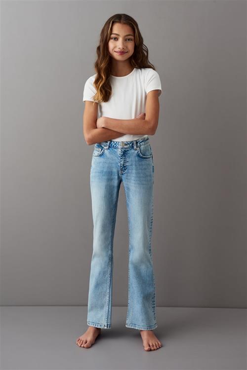 Gina Tricot - Bootcut jeans - Bootcut jeans til piger 9–14 år - Blå - 140 - Pige