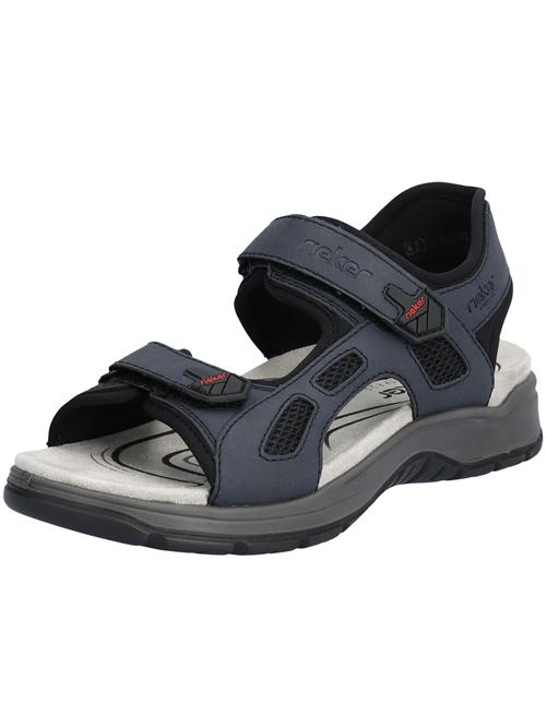 Rieker Trekkingsandaler  blå / blodrød / sort