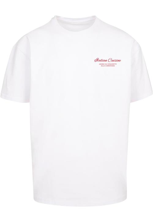 Merchcode Bluser & t-shirts 'Al Dente Per Favore'  blodrød / hvid