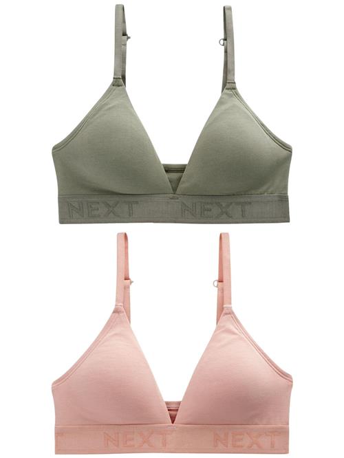 Next BH  grøn / pink