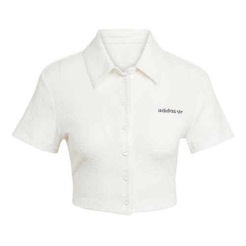 ADIDAS ORIGINALS Shirts 'Towel Button-Up'  sort / hvid