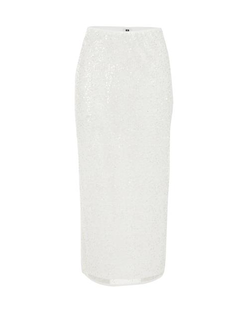 WE Fashion Nederdel  hvid