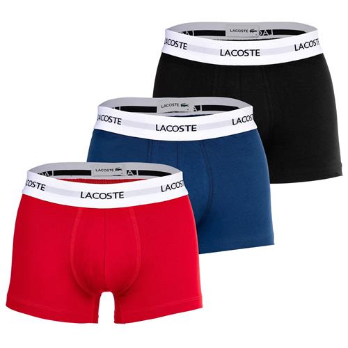 LACOSTE Boksershorts  koboltblåt / rød / sort / hvid