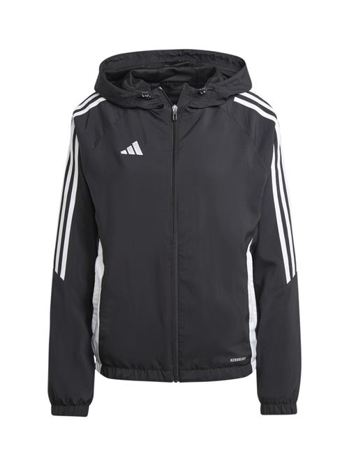 ADIDAS PERFORMANCE Træningsjakke  sort / hvid