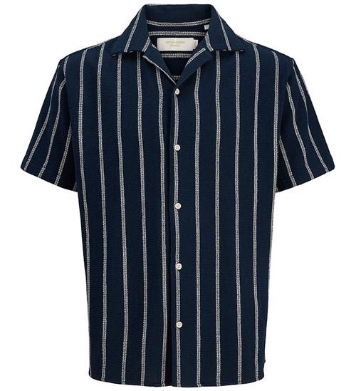 Jack & Jones Skjorte - JjeCoba - Sky Captain/Stripes