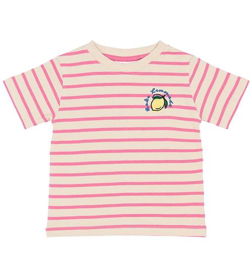 Tne New T-shirt - TnstSannah - Carmine Rose Striped
