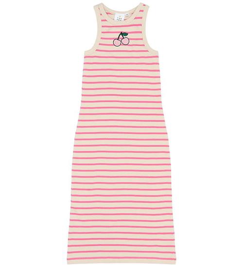 The New Kjole - TnShannon - Carmine Rose Striped