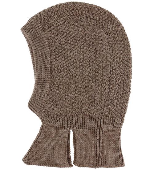 Konges Sløjd Elefanthue - Uld - 1-Lags - Strik - Fruity - Brun