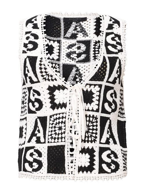 AllSaints Strikvest 'FLORENCE'  sort / hvid
