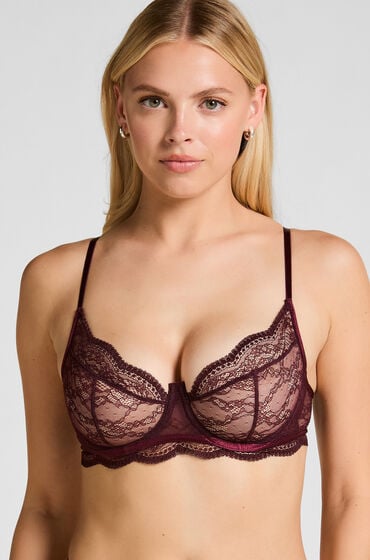 Hunkemöller Ikke-formstøbt bøjle-bh Isabelle Rød
