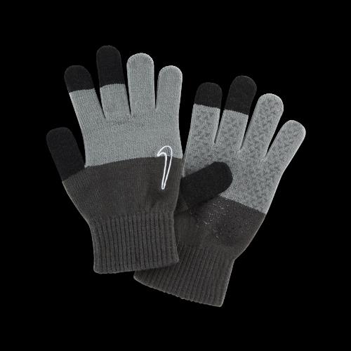 Maskinstrikkede Nike Tech and Grip-handsker 2.0 - grå