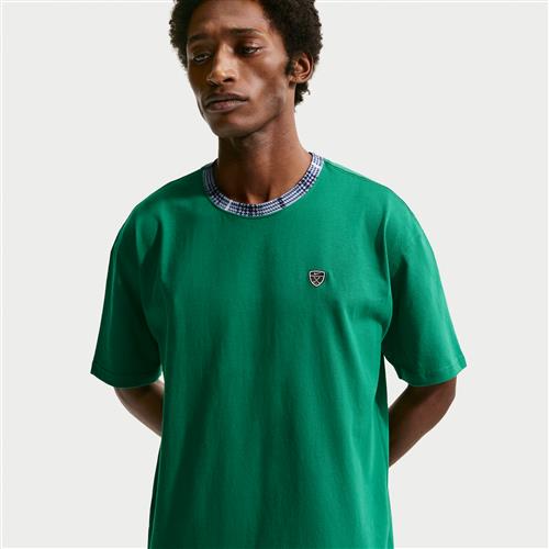 Nike Tartan løs golftop til mænd - grøn