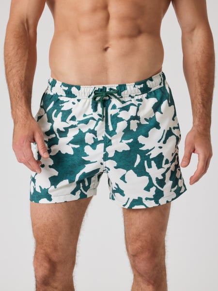 Björn Borg Borg Print Swim Shorts Grøn, M