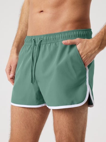 Björn Borg Borg Retro Swim Shorts Grøn, XXL