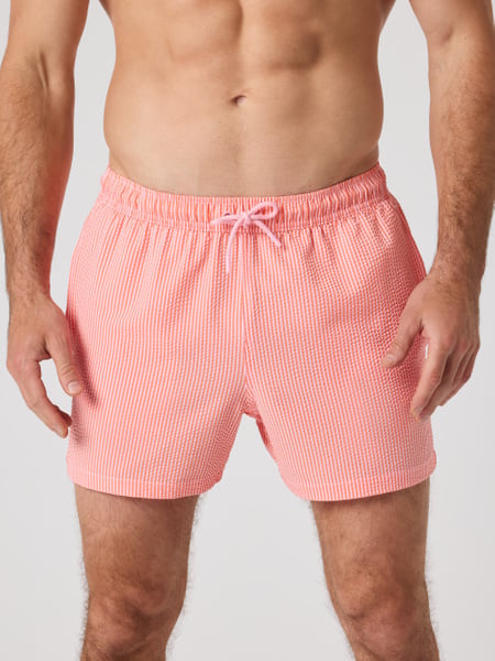 Björn Borg Borg Seersucker Swim Shorts Rød, S