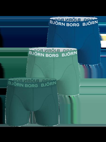 Björn Borg Cotton Stretch Boxers 3-pack Blå, XXL