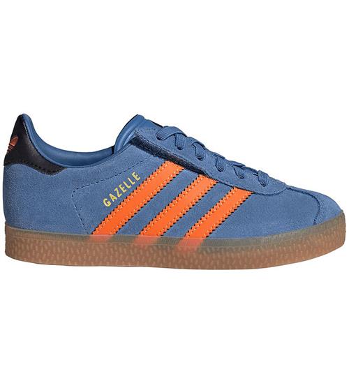 adidas Originals Sko - Gazelle - Focus Blue/Solar Orange/Core Bl