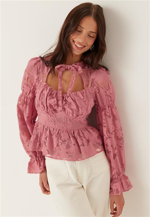 BUBBLEROOM Peplum Blouse