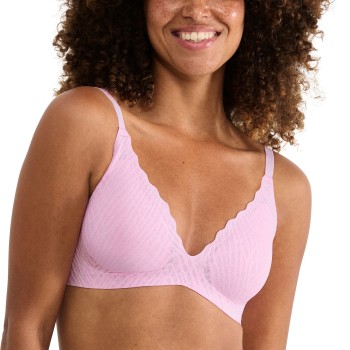 Sloggi BH ZERO Feel Bliss Push-Up Bra Rosa X-Large Dame