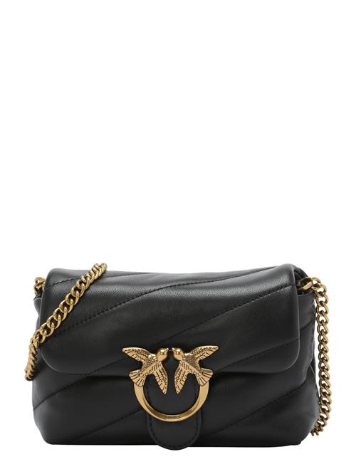PINKO Skuldertaske 'Love Baby'  guld / sort