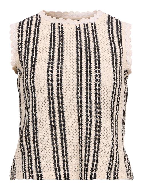 OBJECT Sticktop 'OBJOLAF'  creme / sort