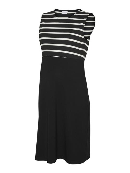 MAMALICIOUS Kjole 'MLALARIS'  creme / sort