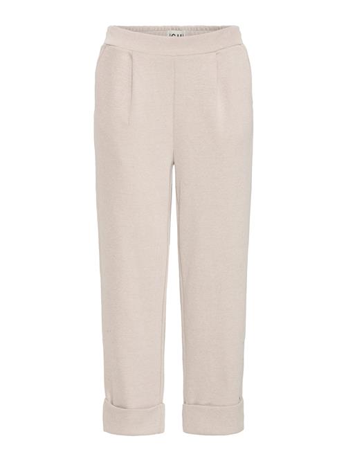 ICHI Bukser med lægfolder 'IHKate'  greige