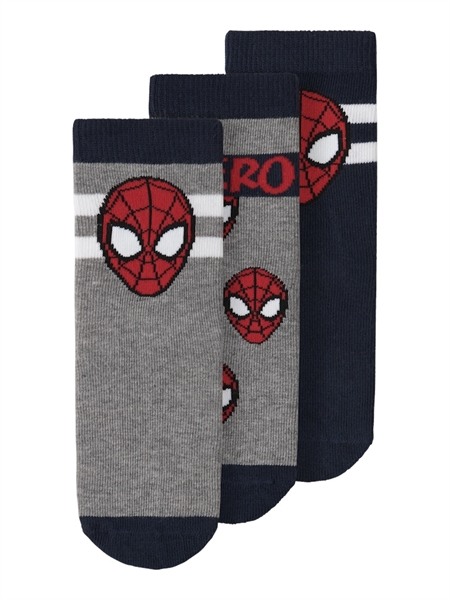 NAME IT 3-Pak Strømper Franky Spiderman Navy Blazer