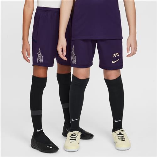 Kylian Mbappé Academy-Dri-FIT-fodboldshorts til større børn - lilla